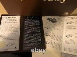 11 MASTER REPLICAS Lord Of The Rings THE ONE RING OF SAURON & FINGER Replica
