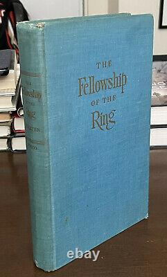 1954 J. R. R. Tolkien Lord of the Rings FELLOWSHIP OF RING US FIRST PRINTING WOW