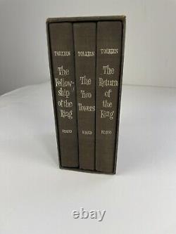 1965 Lord Of The Rings Trilogy Hardback Box Set J. R. R. Tolkien 2nd Edition Maps