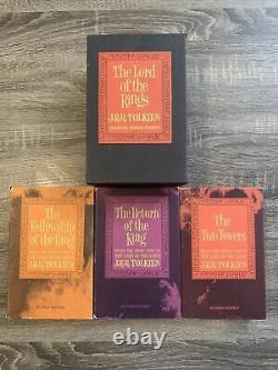 1965 Lord Of The Rings Trilogy Hardcover Boxed Set 2nd Edition With Maps Book Set