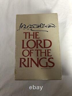 1965 THE LORD OF THE RINGS REVISED 2nd Edition by J. R. R. TOLKIEN Mifflin