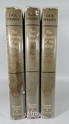 1971/1973 LORD OF THE RINGS TRILOGY 2nd Edition 7th Impression TOLKIEN