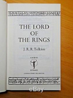 1990 Hobbit/ Lord of the Rings DELUXE Set EX RARE Tolkien Binding Variant BOOKS