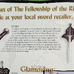 2001 Lord of the Rings'Sting' Frodos Sword United Cutlery UC1264 Wall Display