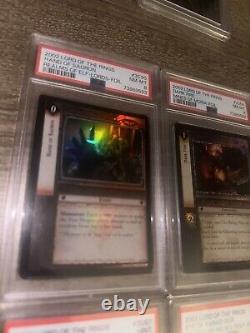 2002 Lord Of The Rings Foil Psa Lot