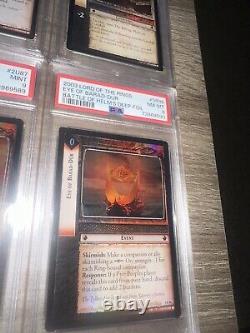 2002 Lord Of The Rings Foil Psa Lot
