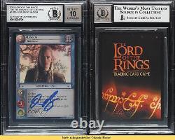 2002 The Lord of Rings TCG Legolas #0P13 BAS Certified BAS Encased READ 04k8