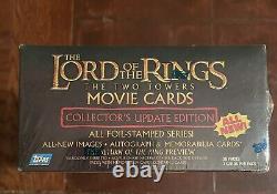 2002 Topps LORD OF THE RINGS Movie Cards The Two Towers Factory Sealed HOBBY Box
