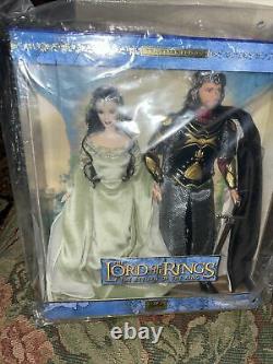 2003 Barbie Ken Lord of the Rings Arwen Aragon Collector Edition Doll NIB SEALED