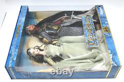 2003 Barbie Ken Lord of the Rings Arwen Aragorn Collector Edition Dolls LOTR NIB