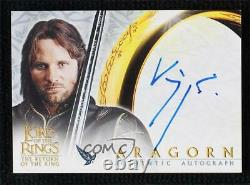 2003 Lord of the Rings Return King Authentic Viggo Mortensen Aragorn Auto 0j7i