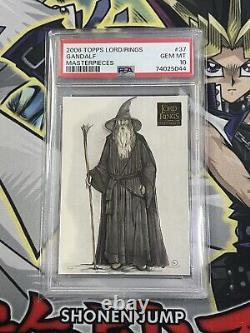 2006 The Lord of the Rings Masterpieces Gandalf PSA GEM MT 10 POP 1