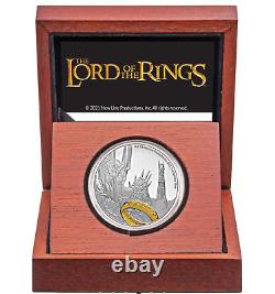 2021 Lord of the Rings SAURON 1 oz. 999 silver coin Nuie 2$-mintage of 3000