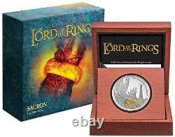 2021 Niue $2 Lord of the Rings Sauron 1 oz. 999 Silver Proof Coin 3,000 Made