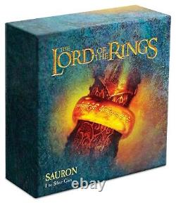 2021 Niue $2 Lord of the Rings Sauron 1 oz. 999 Silver Proof Coin 3,000 Made