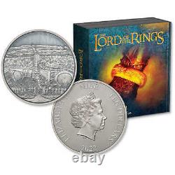 2022 Niue The Lord of the Rings The Shire 3 oz. 999 Silver $10 Antiqued Coin COA