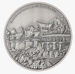 2022 THE LORD OF THE RINGS RIVENDELL 3 oz. 999 Silver Coin