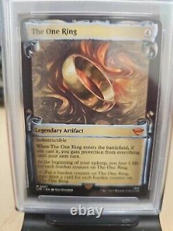 2023 Magic The Gathering Lord Of The Rings One Ring Showcase#697psa 10 P. O. P 3