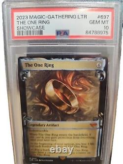 2023 Magic The Gathering Lord Of The Rings One Ring Showcase#697psa 10 P. O. P 3