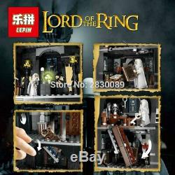 2430Pcs Lord of the Rings Tower Orthanc Mordor Model Building Blocks Bricks Toys