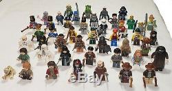 46 Lego Minifigure Lot Pirates, Lord of the Rings, Indiana Jones, and More