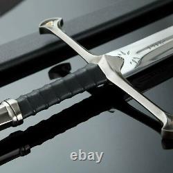 ANDURIL SWORD FULL TANG LORD OF THE RINGS STRIDER RANGER With SCABBARD NARSIL LOTR