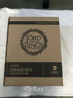 ASMUS TOYS Aragorn Lord of the Rings -DELUXE Version Rare Hot Toys