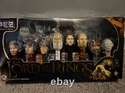 AUTOGRAPHED BY CAST Lord of the Rings PEZ Collector Series Set Sealed Box