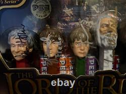 AUTOGRAPHED BY CAST Lord of the Rings PEZ Collector Series Set Sealed Box