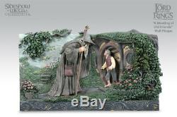 A Meeting Of Old Friends Statue Sideshow Brand New Lord Of The Rings Low N