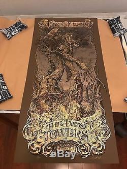 Aaron Horkey Lord of the Rings Art Print Poster Mondo The Two Towers VARIANT ED