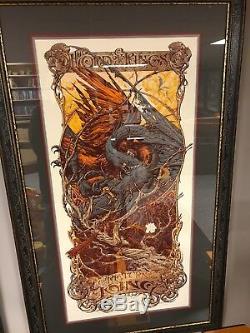 Aaron Horkey Lord of the Rings Trilogy framed Mondo