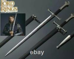 Anduril Sword Full Tang Lord of the Rings Strider Ranger withScabbard Narsil LOTR