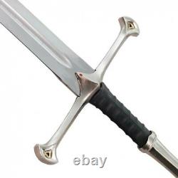 Anduril Sword Of Aragorn Replica Handmade Carbon Steel Lotr Lord Of The Rings