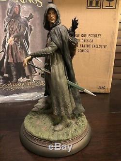 Aragorn as Strider Statue Lord of the Rings Sideshow Exclusive #316/550 LOTR