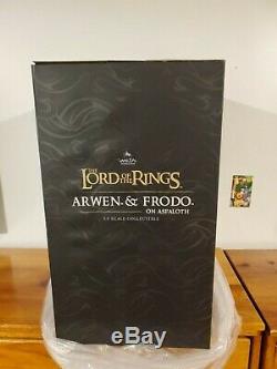 Arwen & Frodo on Asfaloth at Ford NIB Weta Figure Statue #206 Lord of the Rings