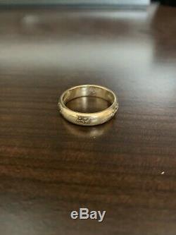 Authentic Noble Collection 10K Solid Gold Lord of the Rings THE ONE RING SZ 12