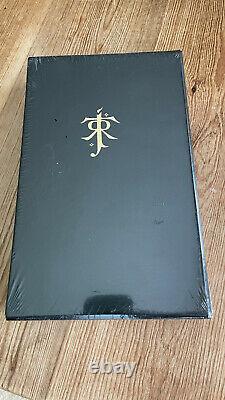 BNIW Lord Of The Rings Deluxe Leather Bound Limited Edition Gold Leaf Slipcase