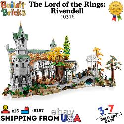 BRAND NEW The Lord Of The Rings Rivendell 10316 Bricks Building Toy Set