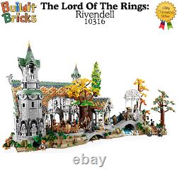 BRAND NEW The Lord Of The Rings Rivendell 10316 Bricks Building Toy Set