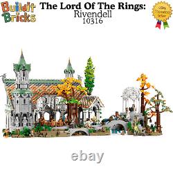 BRAND NEW The Lord Of The Rings Rivendell 10316 Bricks Building Toy Set