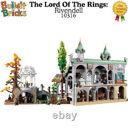 BRAND NEW The Lord Of The Rings Rivendell 10316 Bricks Building Toy Set