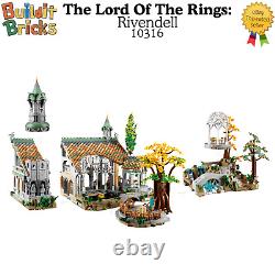 BRAND NEW The Lord Of The Rings Rivendell 10316 Bricks Building Toy Set