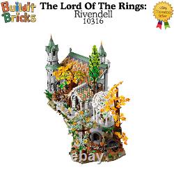 BRAND NEW The Lord Of The Rings Rivendell 10316 Bricks Building Toy Set