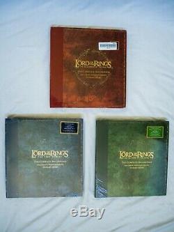 Complete set of Lord of the Rings Deluxe Edition Vinyl, Brand new and sealed