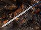 Custom Hand Made Lord Of The Rings Damascus Steel Sword With Sheath