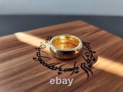 Custom Lord of the Rings One Ring 18K Gold Weta Workshop Official Prop Replica