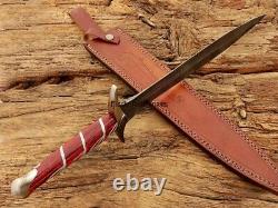 Damascus Handmade Hobbit Sting Elven Sword from Lord of the Rings replica
