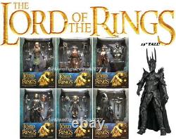 Diamond Select 7 LOTR Lord of the Rings SET of 6 Complete SAURON Parts BAF
