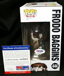 Elijah Wood Frodo Baggins Chase Signed autograph Lord Of The Rings Funko POP PSA